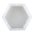 Large 10-inch hexagon silicone resin mold for flower preservation, suitable for baby and kids nursing and feeding projects.