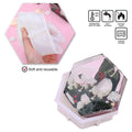 Large 10-inch hexagon silicone mold for resin and flower preservation, ideal for crafts and DIY projects.