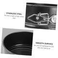 Stainless steel spring baking tray with detachable base and non-stick surface, suitable for pretend play baking activities for kids