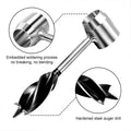 Woodworking hand drill set for outdoor play, jungle survival equipment, support roller drill, suitable for kids' outdoor toys.