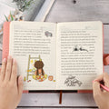 Pink girls' diary with heart-shaped lock and key, refillable leather journal, perfect gift for teen girls, from Everything Baby.