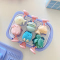 Blue silicone popsicle molds for homemade ice cream and frozen treats, reusable, BPA-free, ideal for kids and babies.