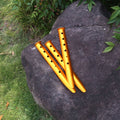 Lightweight aluminum U-shaped tent stakes for camping and hiking, designed for secure outdoor tent anchoring.