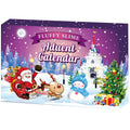 Purple wind-up timer with alarm, bubble glue, and crystal clay for kids' pretend play, part of Everything Baby's advent countdown toys.