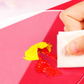 Non-stick artist tray for DIY oil and watercolor painting, suitable for kids' art and craft projects, featuring easy-to-clean surface.