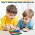 Colorful silicone bubble sensing toys for children and adults, designed for special needs, featuring square shapes for outdoor play.