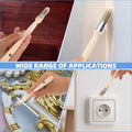 Small round paint brush for wall touch-ups and art, ideal for corners and detailed painting by Everything Baby.