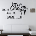 Removable game wall decals with 
