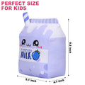 Soft blue blueberries milk plush pillow, a cute stuffed fruit toy for kids, perfect for cuddling and home decor.
