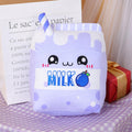 Soft plush blueberry milk pillow toy by Everything Baby, featuring a cute purple blueberry design, perfect for kids' cuddling and play.