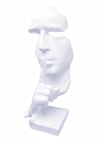 Modern The Thinker statue sculpture by Everything Baby, depicting silence and contemplation, ideal as desk decor or figurine.