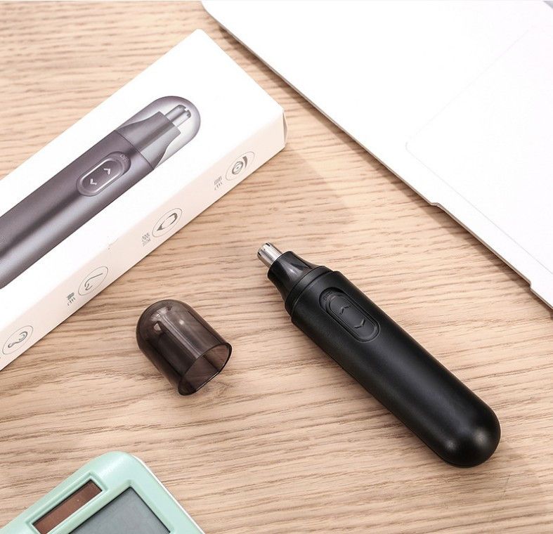 Everything Baby painless battery-operated nose and ear hair trimmer for men and women, waterproof dual edge grooming clipper.