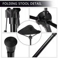 Portable telescopic folding chair for fishing and camping, with a single leg design, by Everything Baby for outdoor outdoor play.