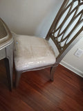Clear plastic chair cover for dining chairs, waterproof and adjustable, ideal for kids’ pretend play and protecting baby and kids’ seats.