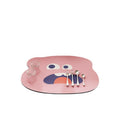 Two colorful cartoon pattern dish drying mats, 30x40cm, absorbent and quick-drying for baby and kids feeding areas.