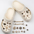 Sparkling crystal diamond shoe charms by Everything Baby, decorative accessories for girls' shoes, perfect for DIY party favors.