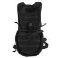 Black BESPORTBLE hydration pack backpack with water bladder, lightweight design for running, hiking, and climbing, suitable for kids.