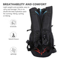 Black BESPORTBLE hydration pack backpack with water bladder, lightweight design, suitable for running, hiking, and climbing.