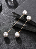 Four vintage sweater shawl clips with faux pearl brooches, suitable for women's cardigans and shirts, by Everything Baby.