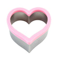 Set of three stainless steel sandwich and cookie cutters for kids, food-grade mold for pretend play and baking fun.