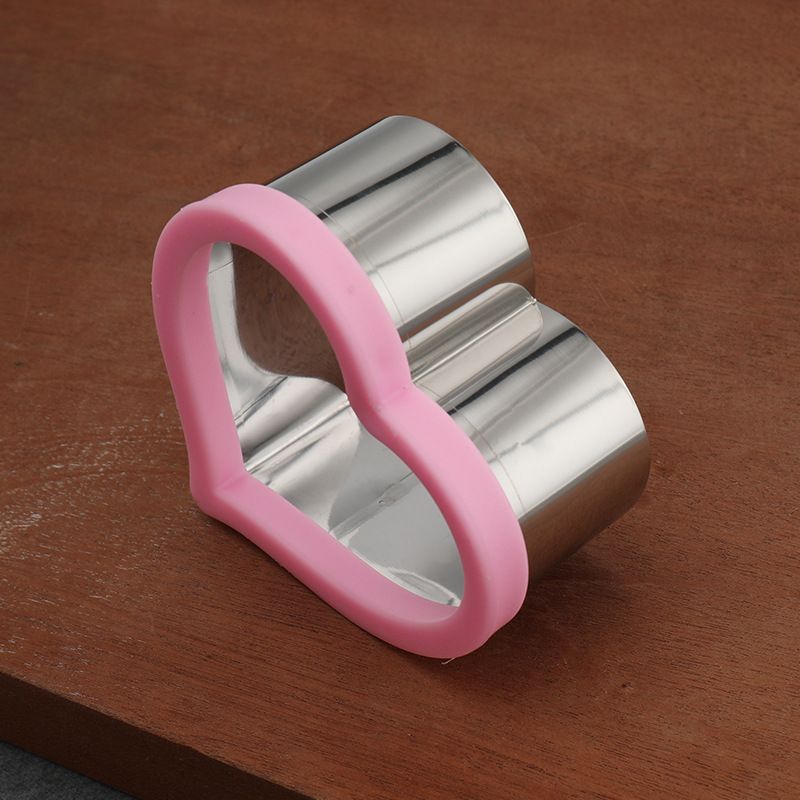 Three stainless steel sandwich and cookie cutter sets for kids, food-grade mold for pretend play and baking activities.