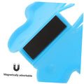 Pair of silicone magnetic oven mitts with anti-scald handles, designed for hot pot and teapot handling, suitable for kitchen safety.