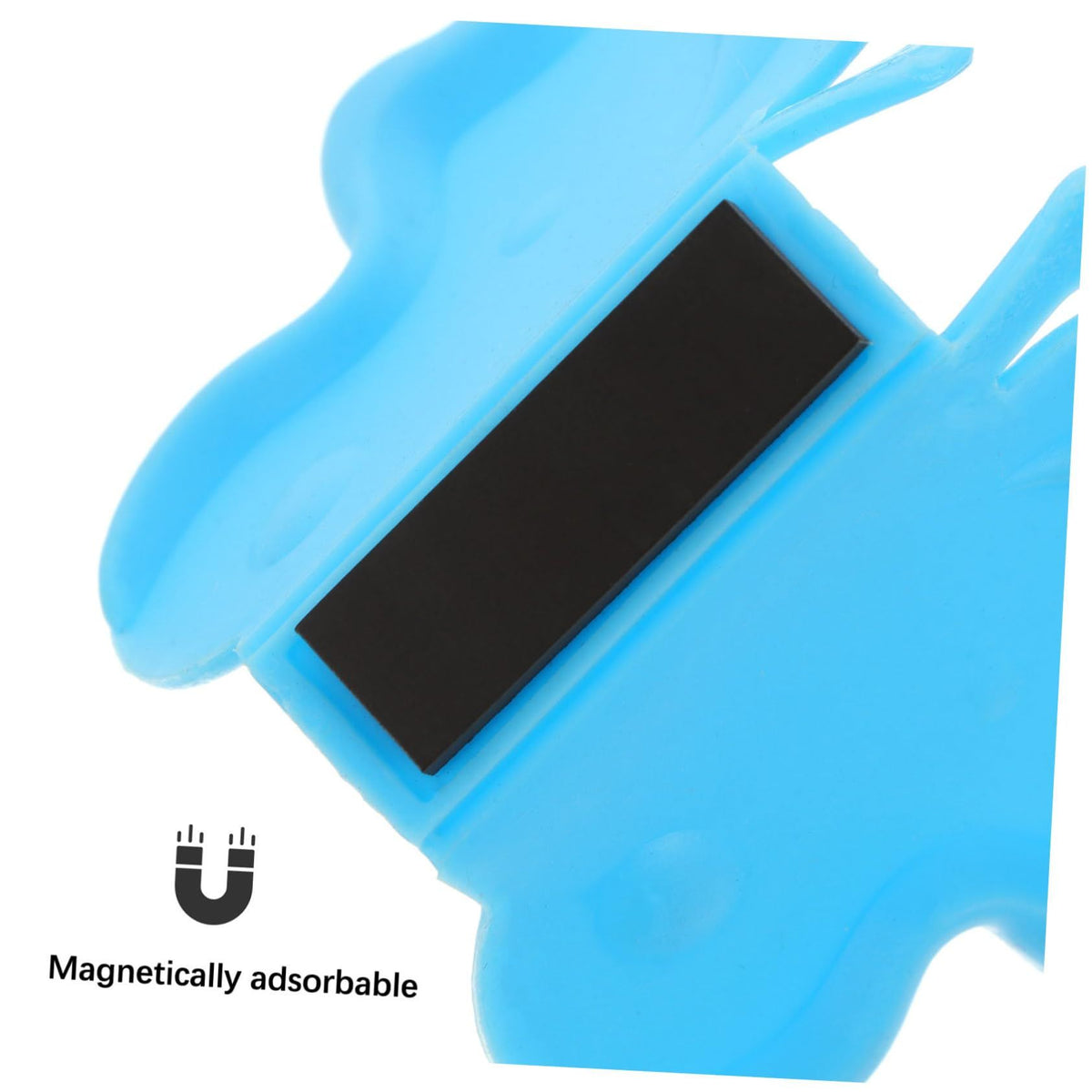 Pair of silicone magnetic oven mitts with anti-scald handles, designed for hot pot and teapot handling, suitable for kitchen safety.
