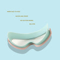 Kids swimming goggles with large frame, waterproof and anti-fog, featuring earbuds, suitable for children aged 3-16.