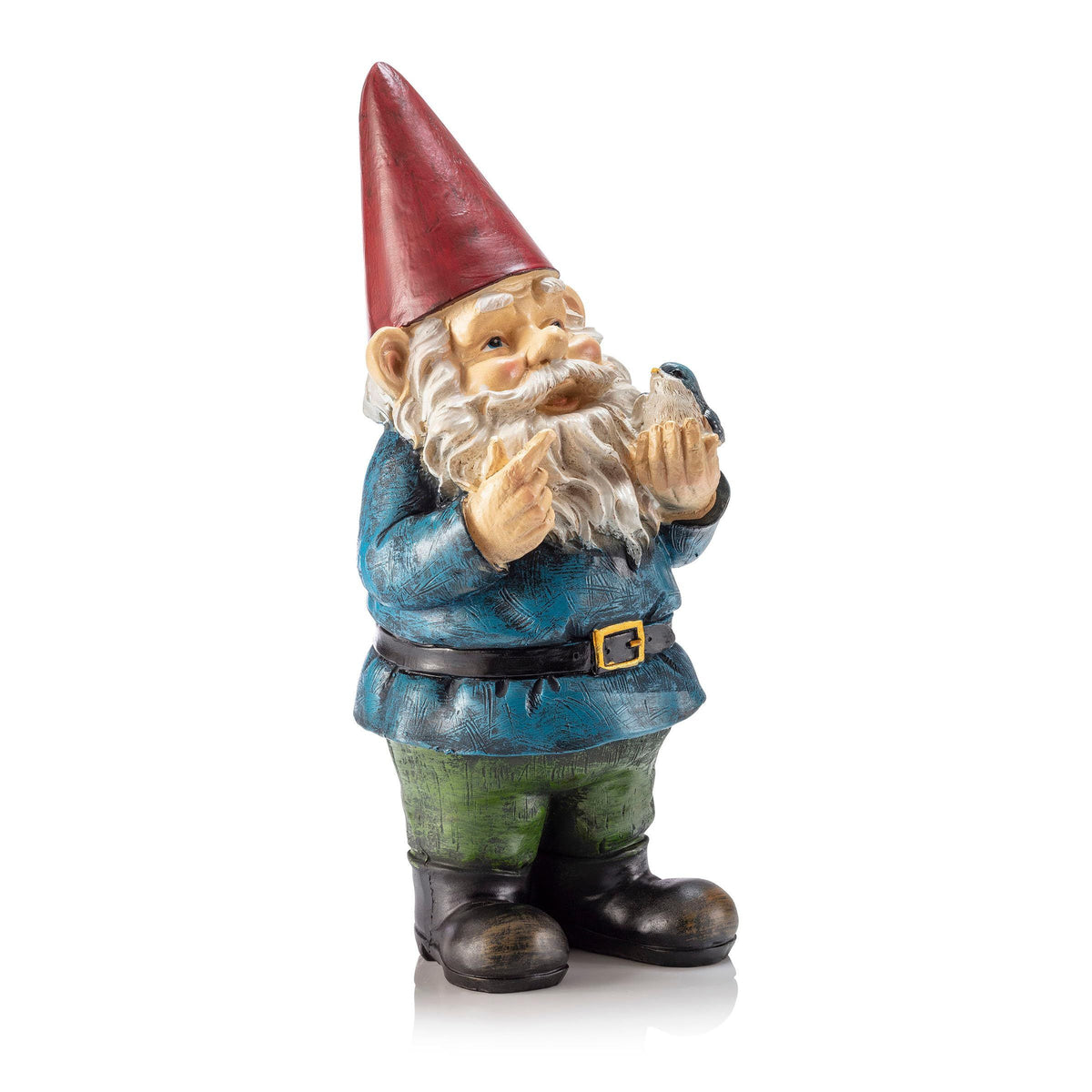 Tall outdoor garden gnome statue by Everything Baby, decorative fairy yard ornament for outdoor garden decoration.