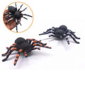 Realistic Spider Mom and Spiderlings stretch and squeeze rubber toys, soft and detailed, for outdoor play, by Everything Baby.