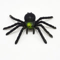 Three large fake spiders from Everything Baby, realistic prank spider props for Halloween decorations and kids' building toy fun.