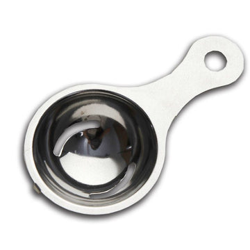 Egg Yolk Separator, Stainless Steel Egg White Separator ，Dishwasher Safe Kitchen Bake Tool, Silver Yolk Filter