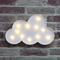 Light Up cloud-shaped nursery sign by Everything Baby, hanging decor for baby rooms, parties, and festive decorations.
