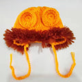 Handmade crochet newborn photography outfit for baby girl or boy, soft knitted baby costume set for photo shoots.