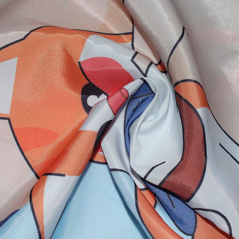 Cute kids shower curtain featuring cartoon puppies and Corgis, with playful pet animal designs, perfect for kids' bathroom decor.