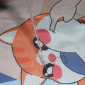 Kids' cute cat and puppy shower curtain set featuring adorable pet animal designs, perfect for kids' bathroom decor.
