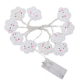 Cute cloud-shaped baby night light with face, warm white glow, ideal for nursery decor and as a playful corridor or holiday light.