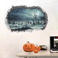 3D Halloween ghost wall sticker from Everything Baby, spooky wall art for haunted house themed decor, ideal for kids' rooms