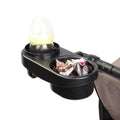 Everything Baby 2-in-1 stroller cup holder and snack tray for moms and babies, with drink holder and snack catcher.