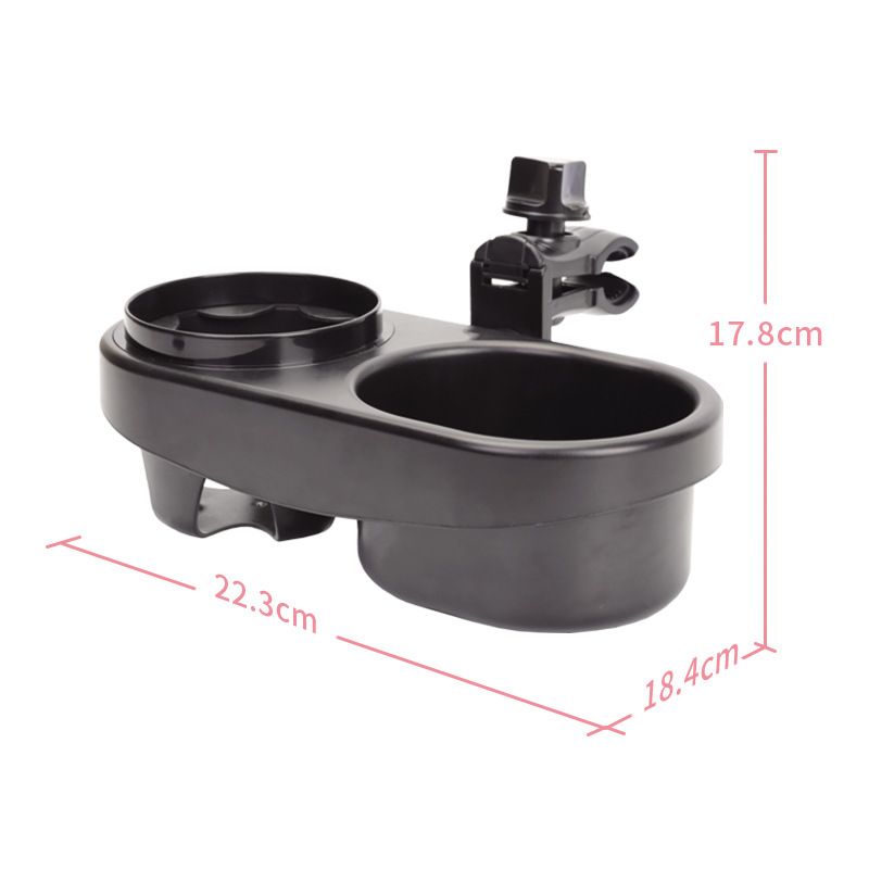 Everything Baby 2-in-1 stroller cup holder with snack tray, baby feeding tray, and drinks holder for moms and babies.