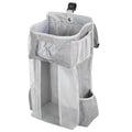 Everything Baby hanging diaper organizer with multiple compartments for baby essentials, designed for cribs and nursery storage.
