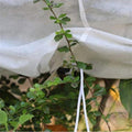 Baby and Kids stroller frost protection cover with drawstring and zipper, designed to shield plants from winter cold.