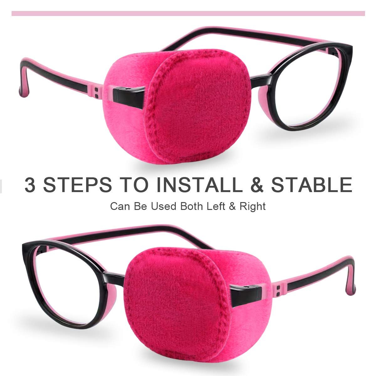 8-pack children's eye patches for kids and babies, used to treat lazy eye, amblyopia, strabismus, and post-surgery recovery.
