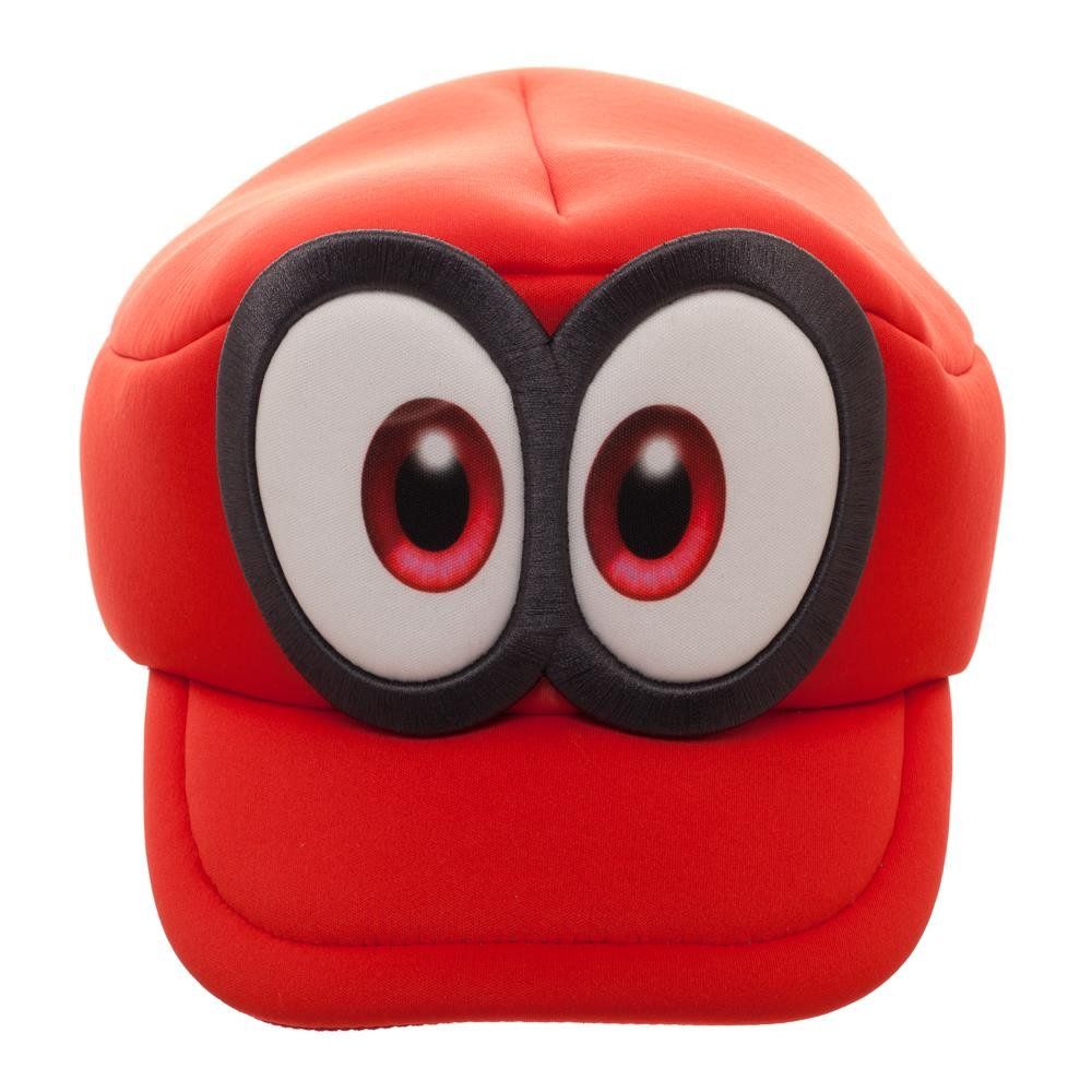 Red novelty baseball hat from Everything Baby, featuring anime-inspired unisex cosplay design for kids and adults.