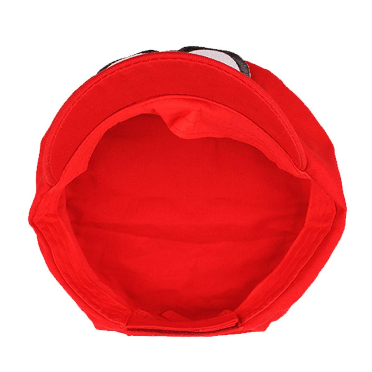 Red novelty baseball cosplay hat for kids and adults, featuring anime-inspired unisex role play design by Everything Baby.