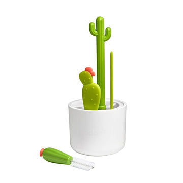 Brush, Nipple Brush, Detail Brush, and Straw Brush - Baby Bottle Brush Set for Bottle Drying Rack - Baby Essentials - 4 Count