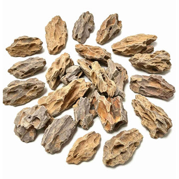 Natural Rocks Dragon Stone for miniature terrariums, fairy gardens, bonsai, and DIY crafts, featuring decorative dragon stone rocks.