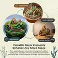 Natural Rocks Dragon Stone for miniature terrariums, fairy gardens, bonsai, DIY crafts, aquariums, and dioramas.