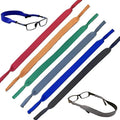 Neoprene elastic cord retainer strap for sports glasses, eyewear holder, fits men, women, kids, with anti-slip design.