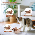 Rechargeable flying bird cat toy with simulated chirping, interactive catnip toy for indoor cats, by Everything Baby.